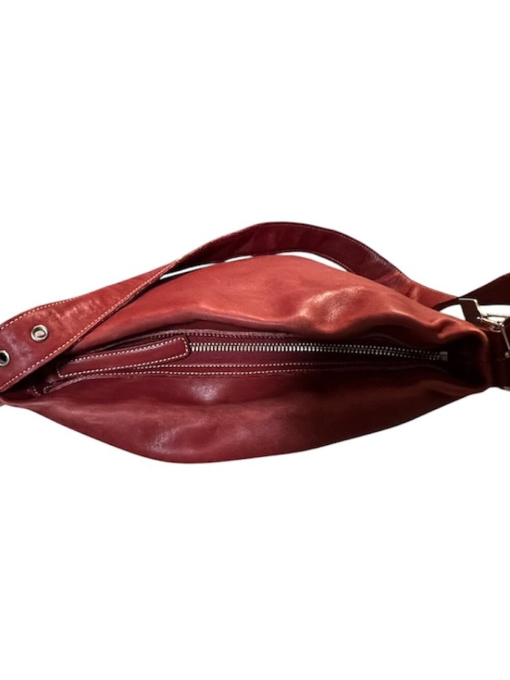 Vintage Y2K Coach Soho Legacy 9186 Red Glove Tanned Leather Bucket Shoulder Bag - Picture 12 of 16